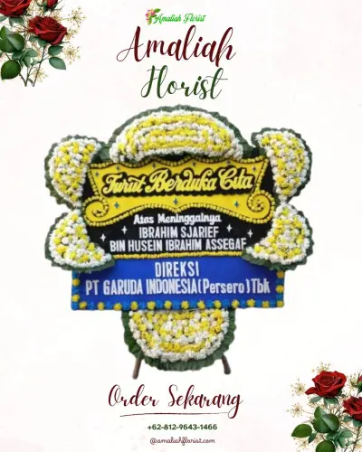 Papan Bunga Duka di Kadurahayu